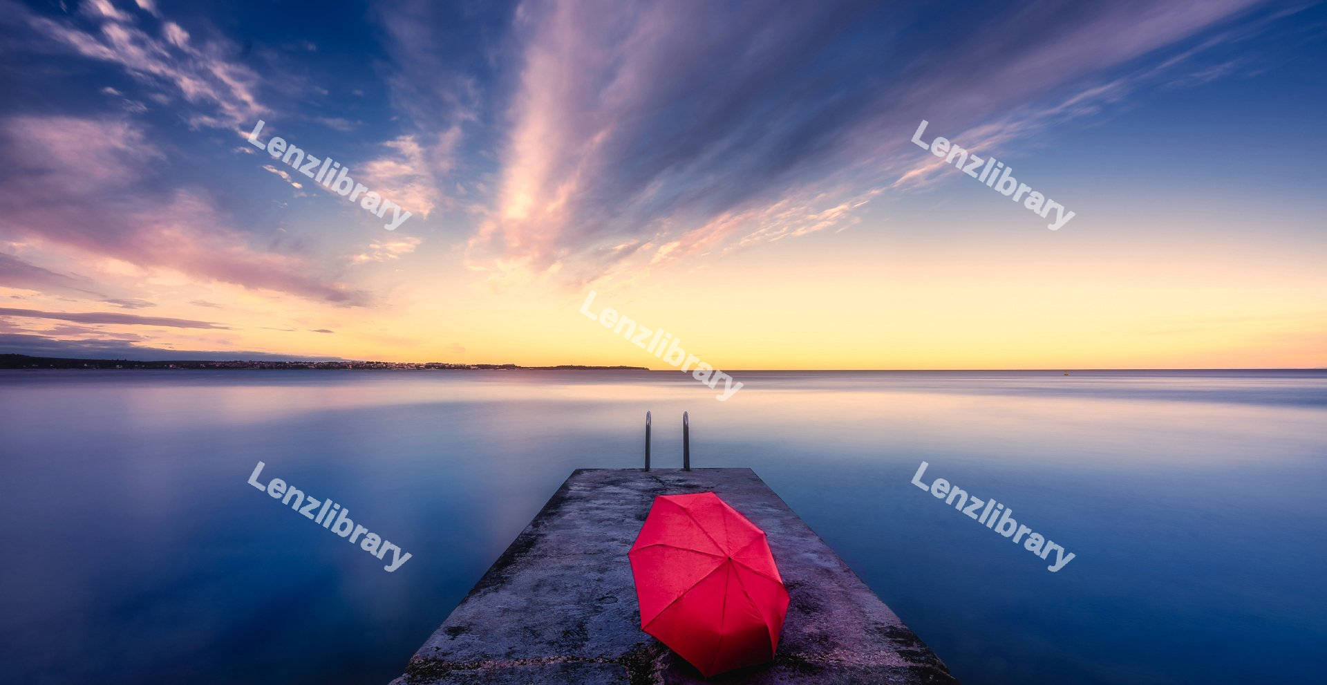 view of sea against sky during sunset